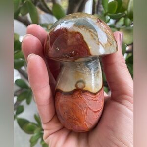 Polychrome jasper 4.5” mushroom